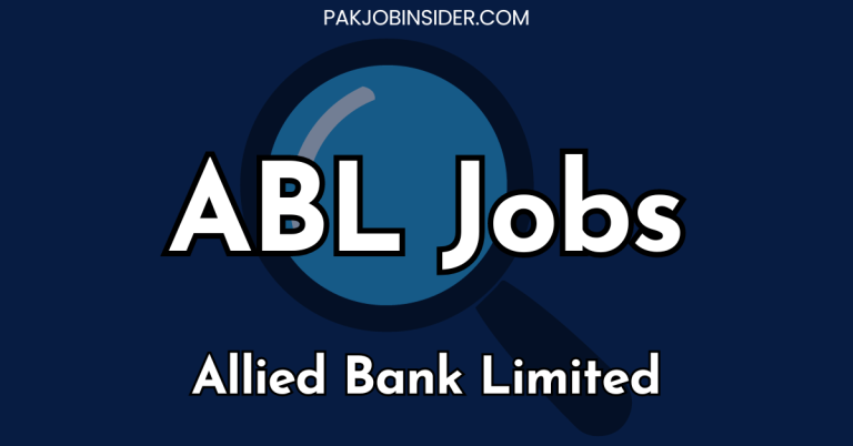 Allied Bank Limited Jobs 2024-ABL Jobs Latest Advertisement Online  Apply